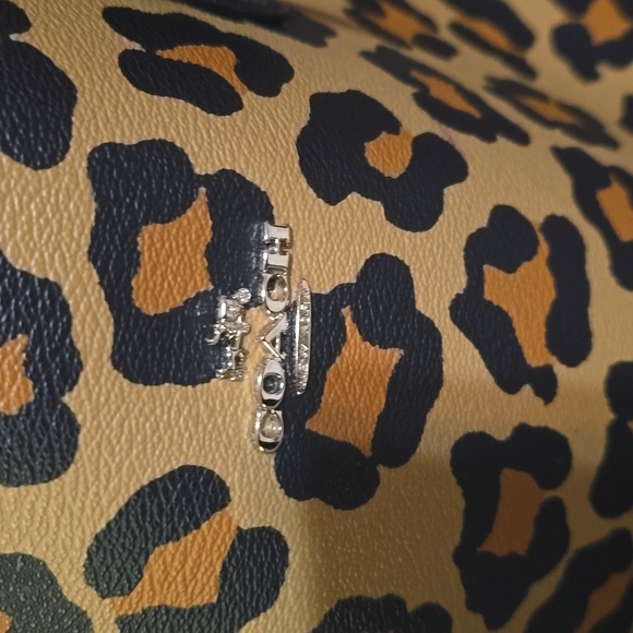 Coach Leopard Print Tote and Wristlet Set - Picture 3 of 7